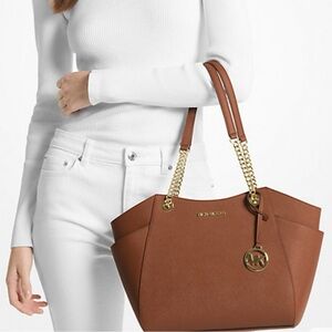 Michael Kors Brown Tote Bag